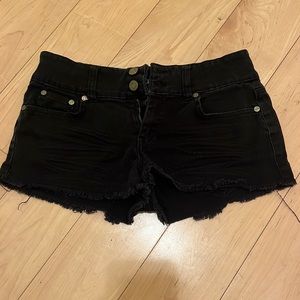 Small black shorts